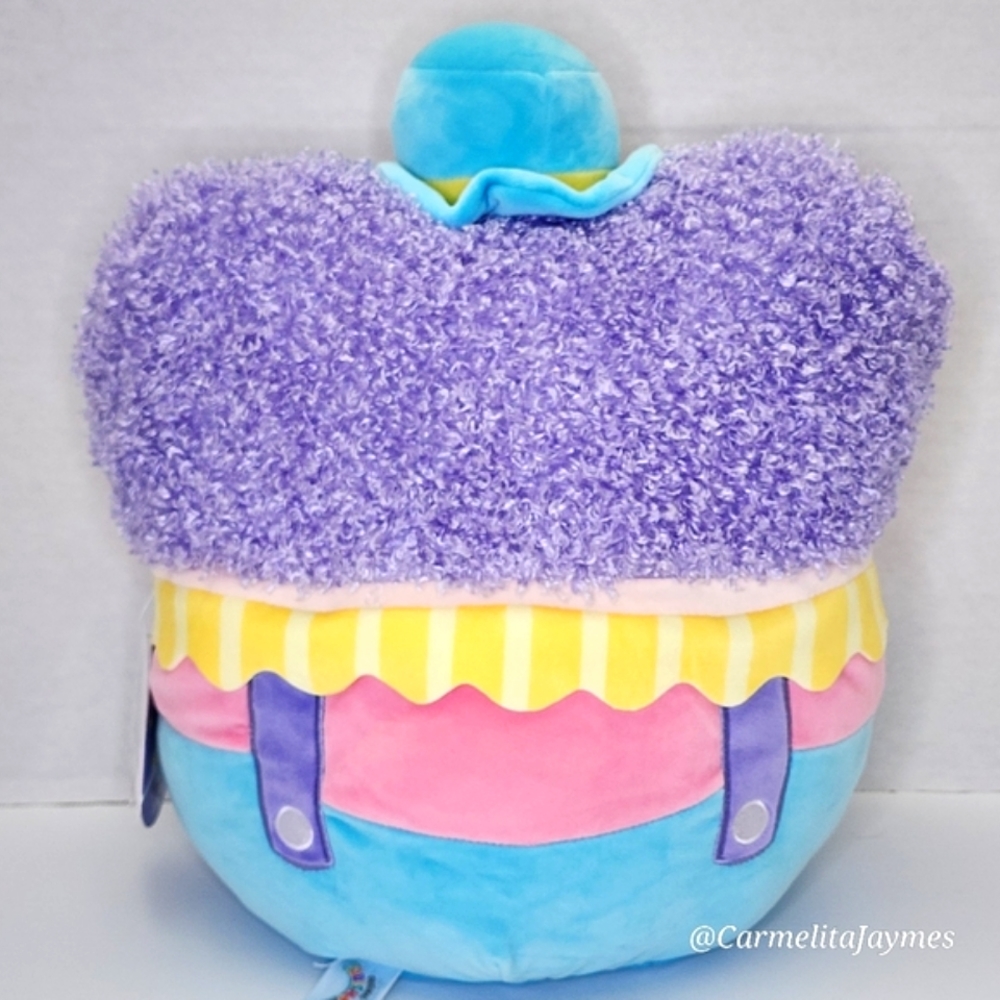 🐣 LIDA ROSE 🤡 5" Purple Pink Blue Clown w Flower Easter 2025 Squishmallow NWT - Picture 4 of 8